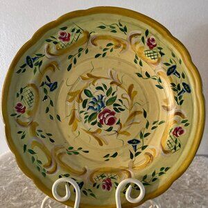 Jane Keltner Floral Collection Limited Edition Hand Painted 10" Decorative Plate